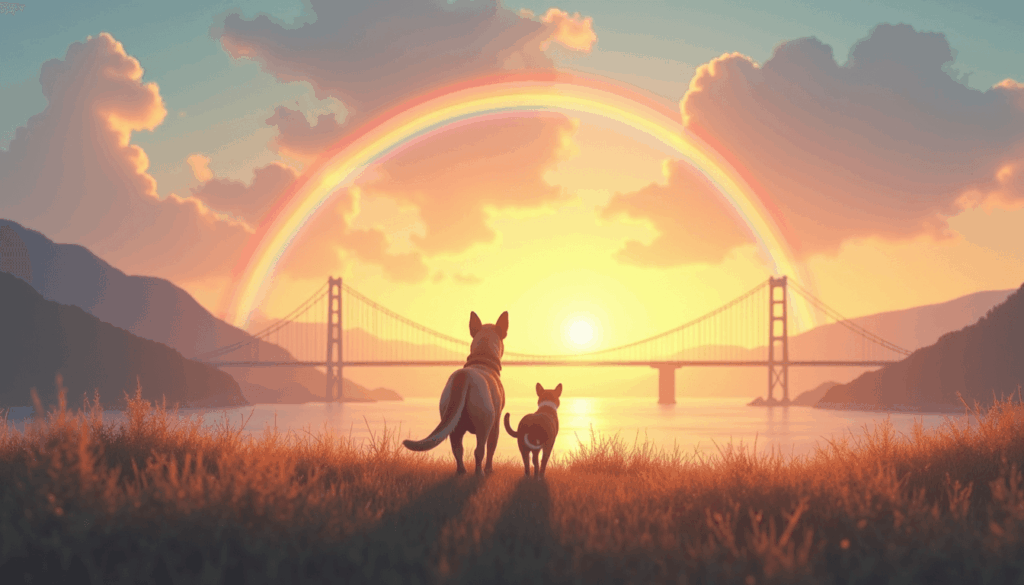 regenbogenbrücke letzte reise